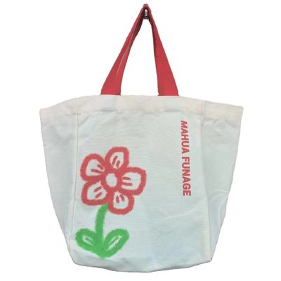 Custom gedrukte logo cadeautjes Duurzaam katoenen doek winkeltok met aangepaste kleur