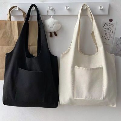 Herbruikbaar op maat gedrukt logo Eco-vriendelijk Winkelen Grocery Canvas Bags Tote Gift Bag