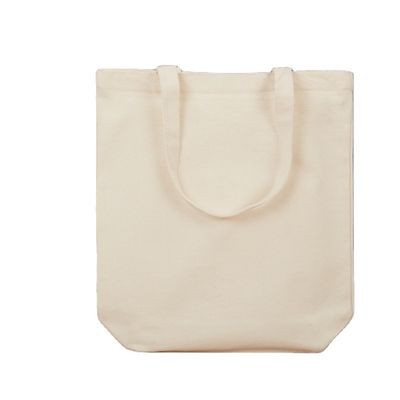 Medium 30-50cm Custom Eco Shopping Bag Canvas Schoudertas voor herbruikbaar cadeau Plain