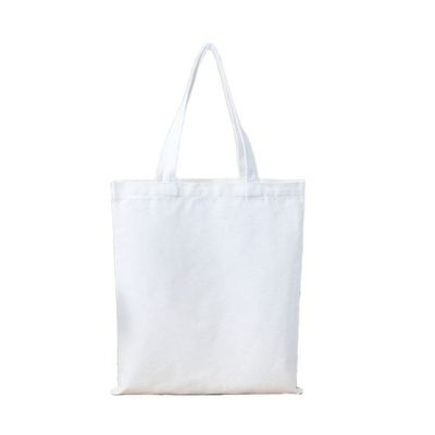 Medium 30-50cm Custom Eco Shopping Bag Canvas Schoudertas voor herbruikbaar cadeau Plain