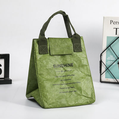Bruine Dupont papieren thermische zak voor geïsoleerde lunchkoeler Duurzaam en waterdicht