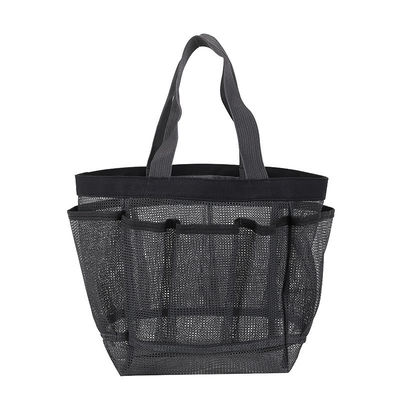 Aanpasbare Nylon Mesh Cosmetic Bag voor multifunctionele make-up opslag en reizen