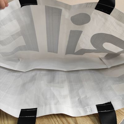Gepersonaliseerd logo print PP geweven tas voor strandreizen studie promotie