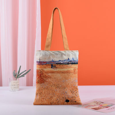 Sublimatie Tote Bags Custom Logo Printed voor herbruikbare Canvas Bag met grote capaciteit