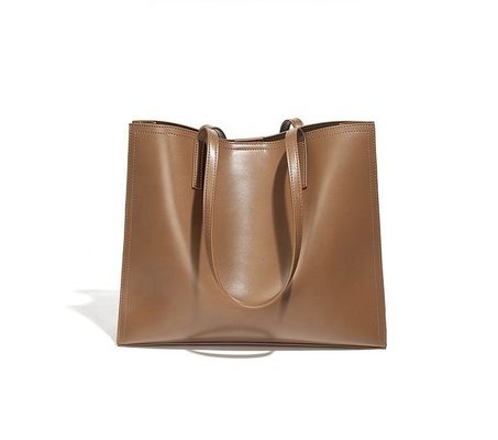 Letter Pattern Type Ritzy Minimalist Vrouwen Winkelwagen Op maat gemaakte Lederen Tote Bags