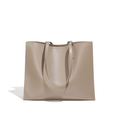 Letter Pattern Type Ritzy Minimalist Vrouwen Winkelwagen Op maat gemaakte Lederen Tote Bags