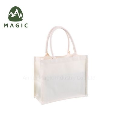 Outlet Blank Plain Custom Logo Print Canvas Cotton Tote Bags voor het dagelijkse schoolleven