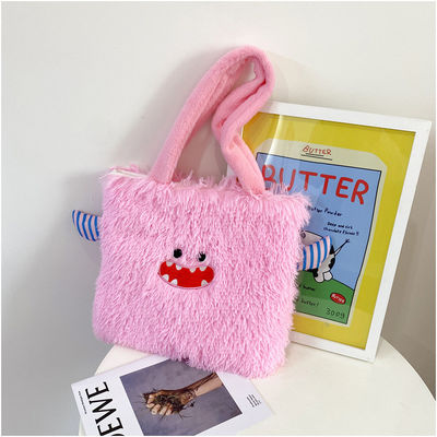 Gepersonaliseerd logo gedrukt vrouwen handtas voor reizen dagelijks leven cadeau pluis Tote winkeltas