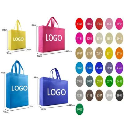 Custom Logo Niet-geweven winkeltas voor herbruikbare vakantie cadeautoet promoties