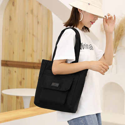 Kleine maat Dagelijks schoolleven Canvas Katoen Tote Bags met full-color Custom Logo Print