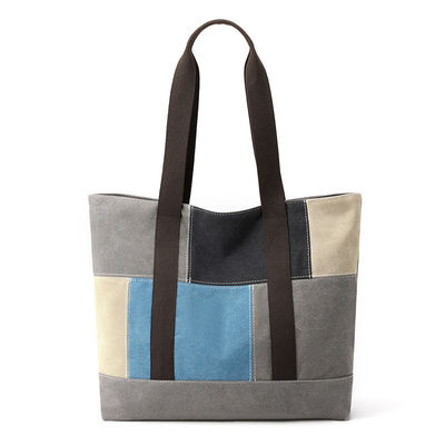 Vrouwen Modieus Canvas Tote Winkeltasjes met Custom Logo en Custom Kleur