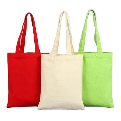 Gepersonaliseerde kleur herbruikbaar ontwerper doek Canvas katoen winkeltok Eco-vriendelijk