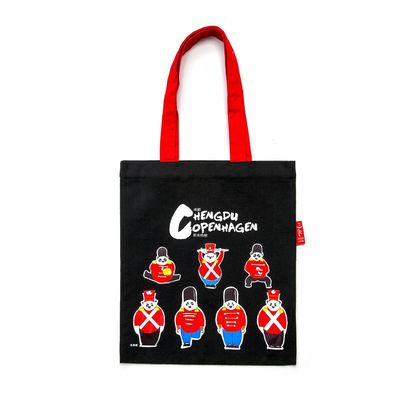 Handgemaakte stijl milieuvriendelijk op maat gedrukt logo doek stof winkelwagen katoenen tassen
