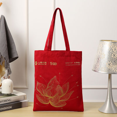 Custom logo gedrukt herbruikbare doek Tote Bag voor dagelijks schoolleven Winkelen