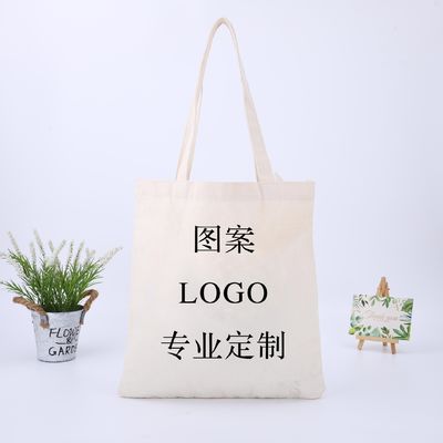 Custom logo gedrukt herbruikbare doek Tote Bag voor dagelijks schoolleven Winkelen