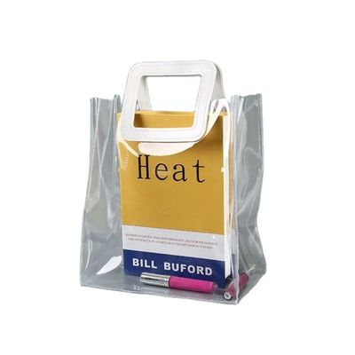 Open sluiting Custom Clear PVC Gift Iridescent Tote Cosmetische zak voor een modieuze look