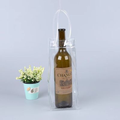 Open-sluiting Custom Clear PVC verpakkingszak voor transparante grote PVC Tote cadeautjes Reizen