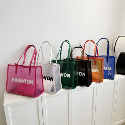 Custom Eco Shopping Bag Custom Design met logo Herbruikbare Nylon Mesh Beach Tote Bag