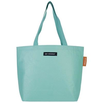 Stoffen winkelen RPET Tote Bag met aangepaste logo's en milieuvriendelijk materiaal