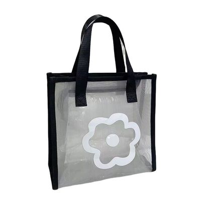 Cartoon Pattern Herbruikbare Eco Mini Tote Bag Custom Printed Polyester Nylon Mesh Winkelen