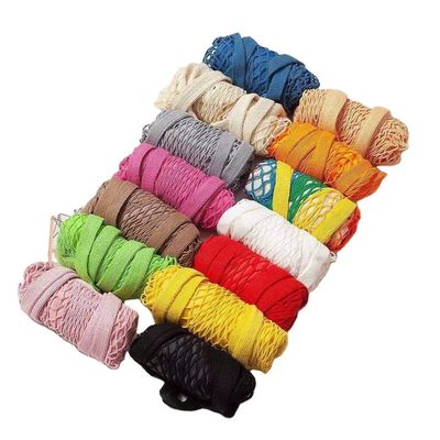 Gepersonaliseerd logo Eco Organic Cotton Mesh Net Herbruikbare winkeltas voor groente Fruit Food