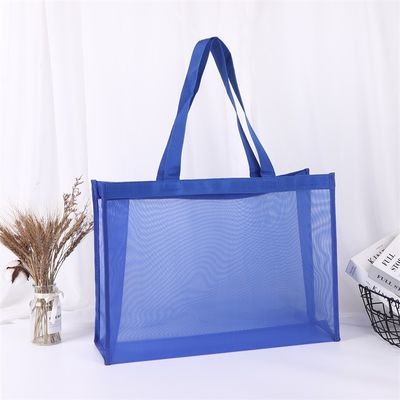 Handled Style Grote capaciteit Mesh Shopping Tote Bag met Custom Logo en aangepast
