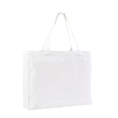 Custom Women Beach Travel and Shopping Grocery Canvas Tote Bag met letterpatroon
