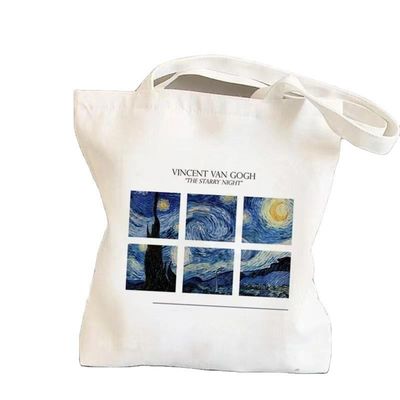 Gepersonaliseerde kleur herbruikbare plain katoenen doek Grocery Shopping Tote Bag voor promotie