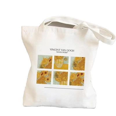 Gepersonaliseerde kleur herbruikbare plain katoenen doek Grocery Shopping Tote Bag voor promotie