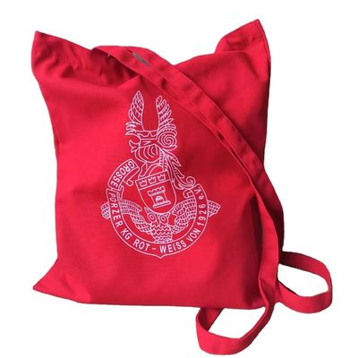 Gepersonaliseerde kleuren winkeltjes Canvas Tote Bag met gepersonaliseerde afdruk en handgemaakte stijl