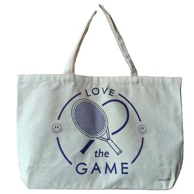Grote capaciteit Shoulder Shopping Canvas Tote Bag met aangepaste kleur en geprint logo