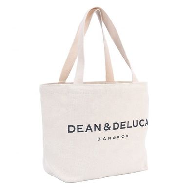 Kleed Canvas Eco Friendly Herbruikbare Designer Shopping Tote Bag Met Custom Logo