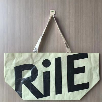 Op maat gedrukt extra groot herbruikbaar winkeltok Matte gelamineerde PP-geweven zak