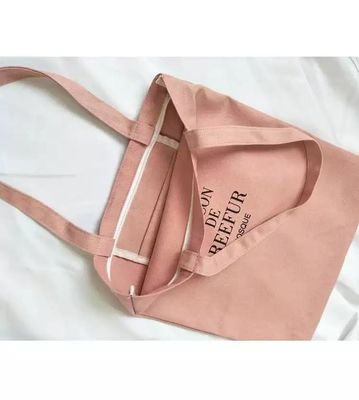 Dagelijks schoolleven Custom Medium Organic Cotton Canvas Tote Bag voor herbruikbaar winkelen