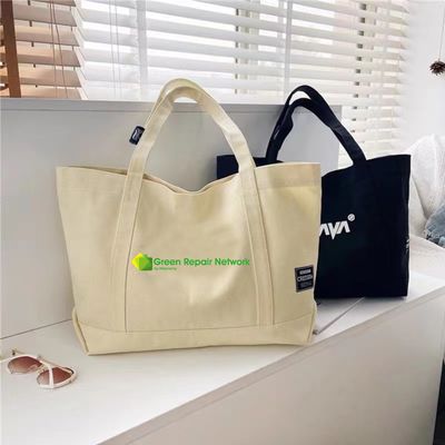 Dagelijks schoolleven Herbruikbare biologische winkeltok zak Katoenen doek zak met aangepast logo
