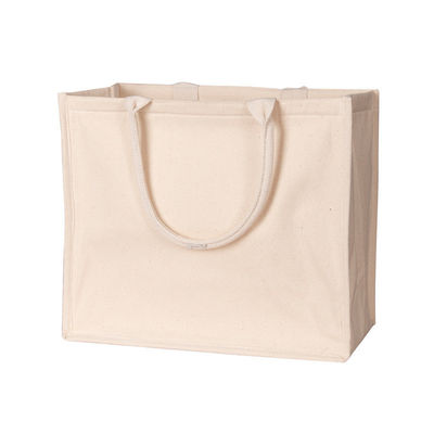 Duurzaam Custom Logo Waterdicht Gelamineerd Katoen Canvas Tote Bag voor en winkelen