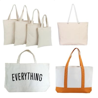 Gepersonaliseerde Eco Bag Custom Eco Pattern Bags gerecycled gekleurde 100% katoenen zak Canvas Tote