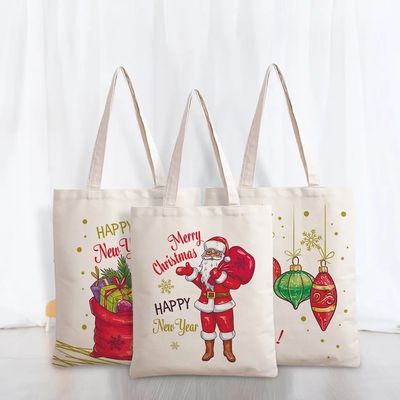 Gepersonaliseerde Eco Bag Custom Eco Pattern Bags gerecycled gekleurde 100% katoenen zak Canvas Tote