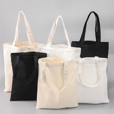 Gepersonaliseerde Eco Bag Custom Eco Pattern Bags gerecycled gekleurde 100% katoenen zak Canvas Tote