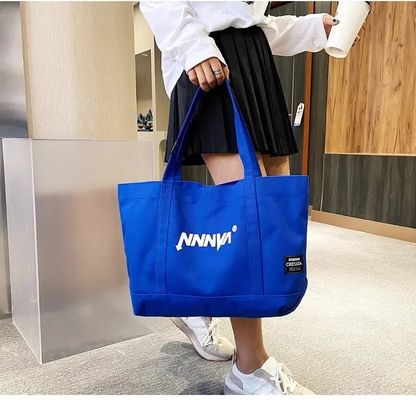 Custom Printed Logo Custom Eco Beach Tote Bag met handgemaakte stijl en OEM/ODM aanvaardbaar