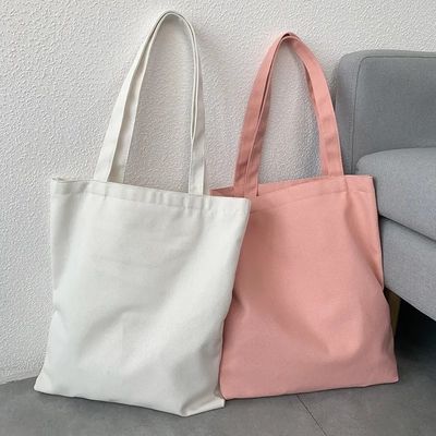 12oz originele katoenen doek plain Tote Bag met aangepast logo Eco Friendly Totebag