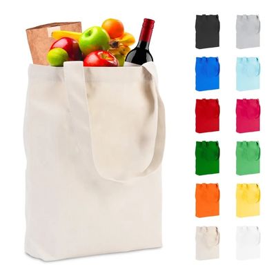 Eco-vriendelijke, op maat gemaakte kleuren doek-toetzak met aangepast logo herbruikbaar en praktisch