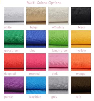 Eco-vriendelijke, op maat gemaakte kleuren doek-toetzak met aangepast logo herbruikbaar en praktisch