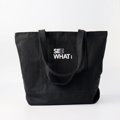 Op maat gemaakt logo gedrukt Eco-vriendelijk Bulk biologisch katoen Canvas Groentewaren Winkelen Tote Bag