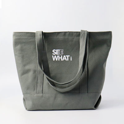 Op maat gemaakt logo gedrukt Eco-vriendelijk Bulk biologisch katoen Canvas Groentewaren Winkelen Tote Bag