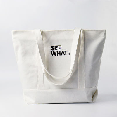 Op maat gemaakt logo gedrukt Eco-vriendelijk Bulk biologisch katoen Canvas Groentewaren Winkelen Tote Bag