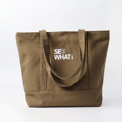 Op maat gemaakt logo gedrukt Eco-vriendelijk Bulk biologisch katoen Canvas Groentewaren Winkelen Tote Bag