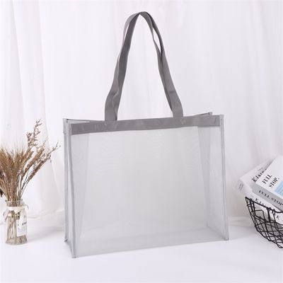 Custom Design Herbruikbare Nylon Wire Mesh Beach Shopping Tote Bag met gepersonaliseerd logo