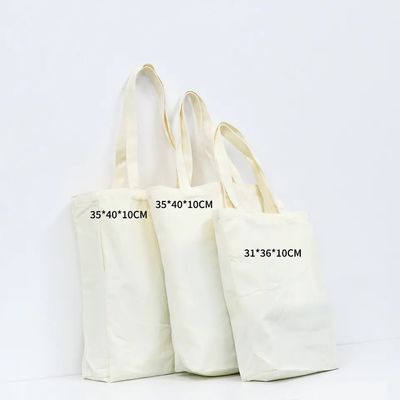 Custom Canvas Tote Bag Aanvaardbaar OEM/ODM Solid Color Aanpasbaar Briefpatroon Type