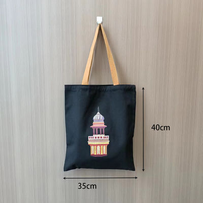 Custom Canvas Tote Bag Aanvaardbaar OEM/ODM Solid Color Aanpasbaar Briefpatroon Type